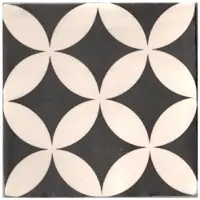 Terre d'Azur Madelaine Decor 13 wandtegel 13x13cm zwart - 30 stuks per doos