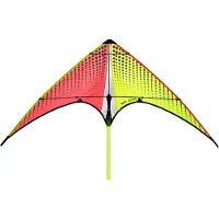 Prism stuntvlieger Neutrino 100 cm nylon/carbon rood/geel