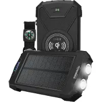 Powerplus - Beluga Solar Powerbank 10.000 MAh - Zonnepanelen - Accu