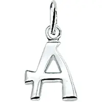 The Jewelry Collection Zilveren Hanger letter A 1002759