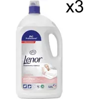 Lenor - Wasverzachter - Sensitive - 190 Wasbeurten - 3,8l x 3 - JAARVOLUME