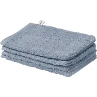 Yumeko Washandje Katoen 15x22 Blauw - Eco, Bio & Fairtrade
