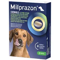 Milprazon Chewable 12,5 mg / 125 mg hond 48 tabletten