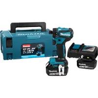 Makita DDF083RTJ 18v Schroefmachine koolborstelloos 5,0 Ah accu (2 st), snellader, Mbox