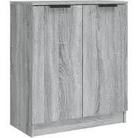 vidaXL Dressoir, grijs Sonoma, 60x30x70 cm, houtvezel