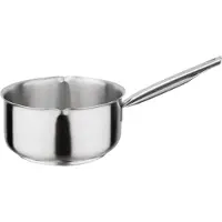 HorecaTraders Steelpan | RVS | 3.1 Liter | Ø20 cm | Gas, elektrisch, inductie, keramisch