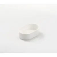 Fauna eivoerpot ovaal wit 11 x 7,5 x 3,5 cm - 1 ST