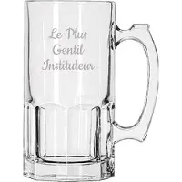 Libbey Bierpul gegraveerd - 1ltr - Le Plus Gentil Instituteur