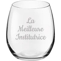 Royal Leerdam Drinkglas gegraveerd - 39cl - La Meilleure Institutrice