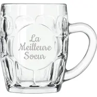 Libbey Bierpul gegraveerd - 55cl - La Meilleure Soeur