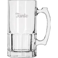 Libbey Bierpul gegraveerd - 1ltr - Tante