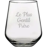 Pasabahce Drinkglas gegraveerd - 42,5cl - Le Plus Gentil Frère