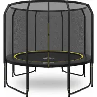 Magic Jump Fiber Black trampoline 305 cm met veiligheidsnet
