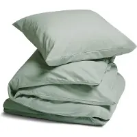 Yumeko Dekbedovertrek set Flanel 140x220 Groen - Eco, Bio & Fairtrade