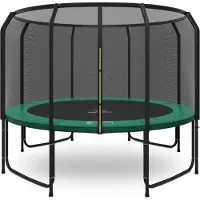 Magic Jump Fiber trampoline 366 cm Groen met veiligheidsnet