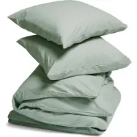Yumeko Dekbedovertrek set Flanel 200x220 Groen - Eco, Bio & Fairtrade