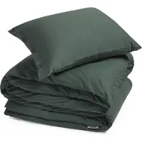 Yumeko Dekbedovertrek set Jersey Katoen 140x220 Groen - Eco, Bio & Fairtrade
