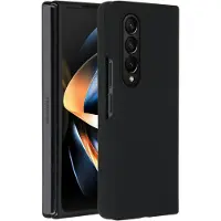 Accezz Liquid Silicone Backcover voor de Samsung Galaxy Z Fold 4 - Zwart