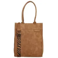 Zebra trends - Natural Bag Shopper - Merel Camel