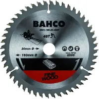 Bahco Cirkelzaagblad Met 48 Tanden Voor Invalzagen In Hout 165 Mmx20 Mm