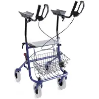 MORETTI onderarm rollator opvouwbaar - geschilderd stalen frame