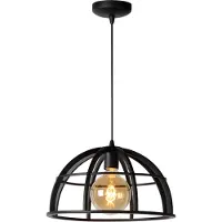 Lucide Hanglamp Dikra industrieel zwart