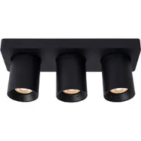 Lucide Nigel Plafondspot 3 Lights | Black