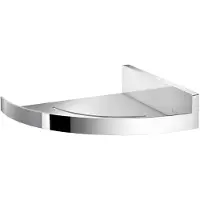 Smedbo Sideline DK5011 Douche Hoekplanchet 21x21cm Verchroomd - Accessoires, Wastafel accessoires, Planchetten - 7391447092110