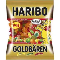 Haribo Goudberen - snoep in fruitsmaken - 1kg zak