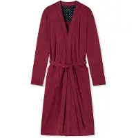 Schiesser Badjas lang bordeaux