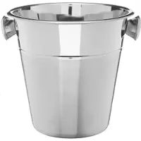 Secret De Gourmet Champagnekoeler/ijsemmer zilver 3 liter - IJsemmers