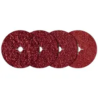Wolfcraft Fiberschuurschijven | K24, 40, 60, 100 | Ø115mm | 20 stuks - 2476000