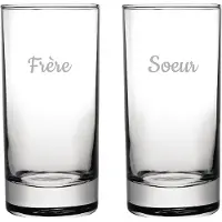 Fusion Longdrinkglas gegraveerd - 28,5cl - Frere & Soeur
