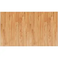 vidaXL Wastafelblad 100x60x2,5cm behandeld massief hout lichtbruin