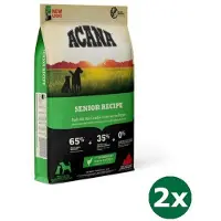 Acana 2x11,4 kg heritage senior dog hondenvoer
