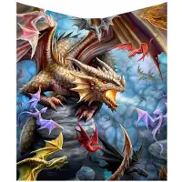 Nemesis Now Plaid Dragon Clan Multicolours