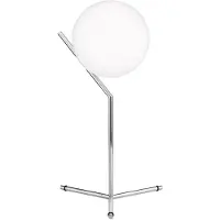 Flos Tafellampe , IC T1, dimbare, Metallic, Woonkamer, Metaal, Designer