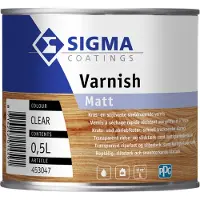 Sigma Varnish Ultra Matt - Op Kleur Gemengd -0,5L