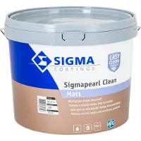 Sigma Pearl Clean Matt | Reinigbare Matte Muurverf 10 LTR - Wit