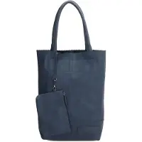 Zebra trends Shopper met Etui Natural Bag Kartel Fearless II Jeansblauw