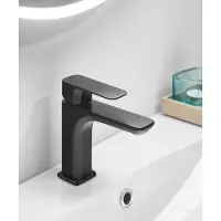 Sapho Spy wastafelkraan zwart mat