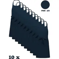 Kariban Awesome-Gifts - Horeca schort - Keukenschort - Kookschort - Barbecueschort - onbedrukt - 76 x 90 cm - per 10 stuks - Navy