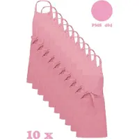 Kariban Awesome-Gifts - Horeca schort - Keukenschort - Kookschort - Barbecueschort - onbedrukt - 76 x 90 cm - per 10 stuks - Dark Pink