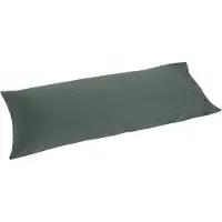 Yumeko Kussensloop Jersey Katoen 40x80 Groen - Eco, Bio & Fairtrade