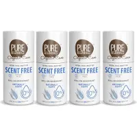 Pure Beginnings - Roll on deodorant - Scent Free - Soothing Aoe - 75ml - 4 Pak - Voordeelverpakking