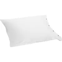 Yumeko Kussensloop Jersey Katoen 60x70 Wit - Eco, Bio & Fairtrade