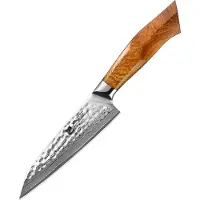Xinzuo Professioneel officemes | Japans Damascus Staal met Poederstalen kern (Hitachi SRS13) | Officemes / Groentemes | B32D Series | Extreem scherp en hard (62-64 HRC)