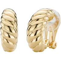 Traveller Clip Oorbellen - Oorclips Dames - Goudkleurig - Verguld - 157516