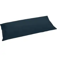 Yumeko Kussensloop Percal Katoen 40x80 Blauw - Eco, Bio & Fairtrade