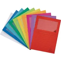 Exacompta 10x FOREVER Pak van 10 venstermappen 120g/m2 - 22x31cm voor A4 - Geassorteerd - 50200E